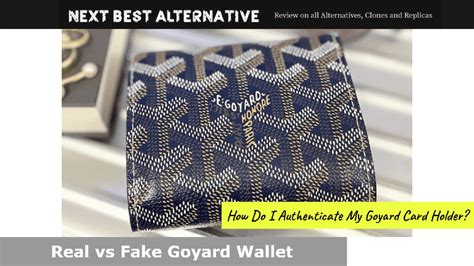 goyard authenticate|authentic goyard wallet.